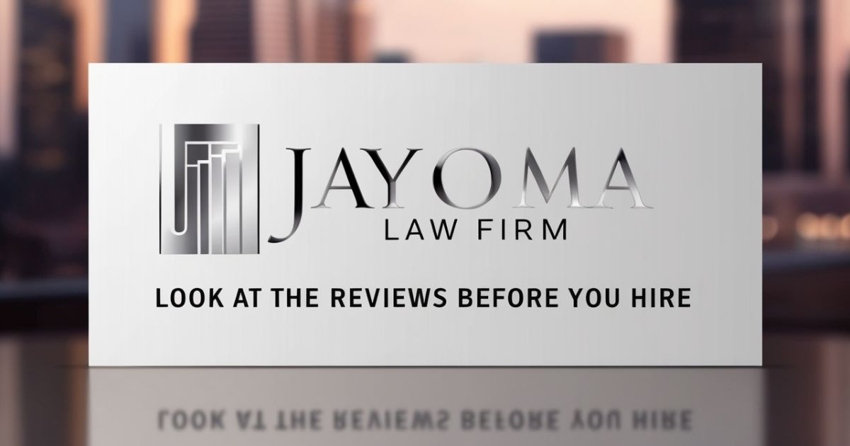 Jayoma Law Firm and Look at the Reviews Before You Hire