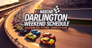 Nascar Darlington Full Weekend Track Schedule, Tv Schedule For The Southern 500, Other Races